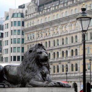 Londyński pomnik lwa