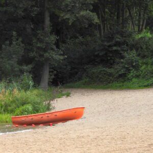 Pomarańczowa łódka