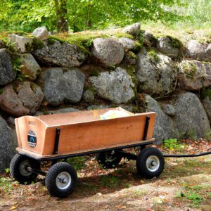 Drewniany wózek