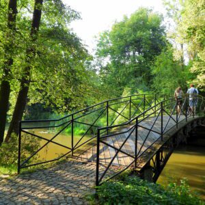 Most w pszczyńskim parku