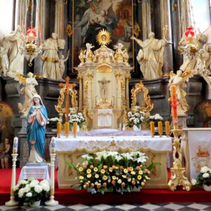 Ołtarz u franciszkanów w Głogówku