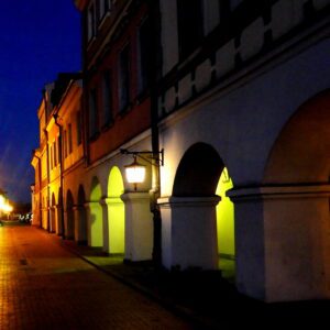 Zamość nocą