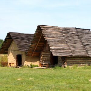 Średniowieczne chaty Słowian