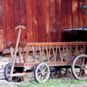 Drewniany wóz
