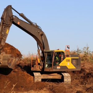 koparka gąsienicowa