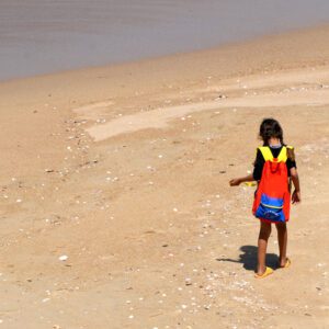 Dziewczynka na plaży