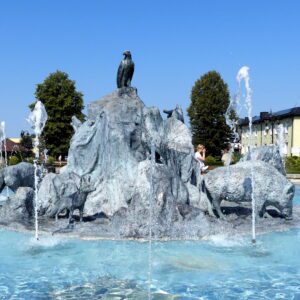 Fontanna w Józefowie