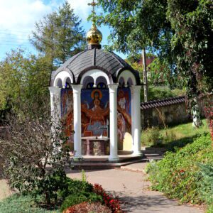 studnia przy cerkwi w Siemiatyczach